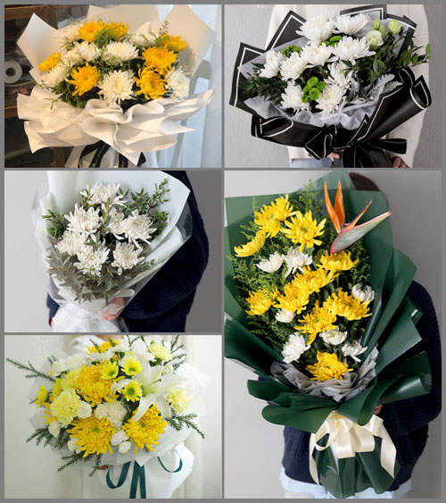 江苏淮安金湖县金北镇白事花束代送